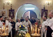 Ковель. Духовенство міста молилося за полеглого воїна.