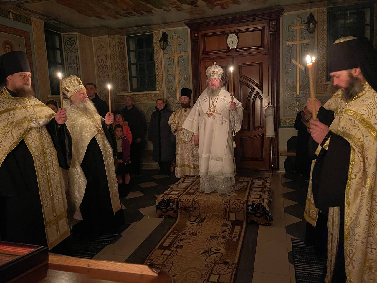 Всенічна Архієрейським чином у Милецькому Миколаївському монастирі